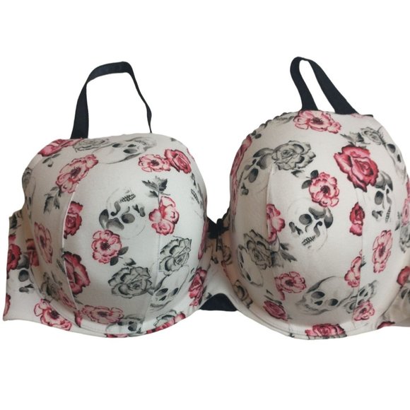 torrid Other - Torrid Curves Skulls and Roses Floral Bra Size 44DD